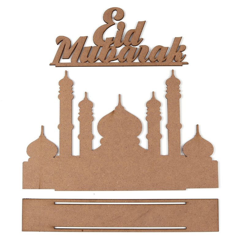 Mdf Eid Ramadan Mubarak Adventski Kalendar S Odbrojavanjem Diy Stalak Dekoracije Za Dom