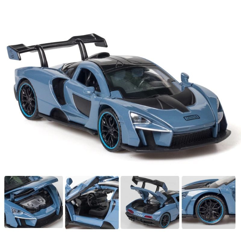 Model Sportskog Automobila Mclaren Senna Od Legure Sa Zvukom Svjetlom Igračkom Za Povlačenje