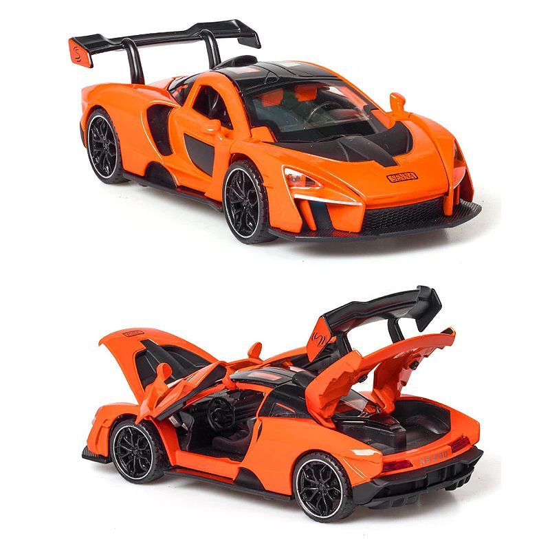 Model Sportskog Automobila Mclaren Senna Od Legure Sa Zvukom Svjetlom Igračkom Za Povlačenje