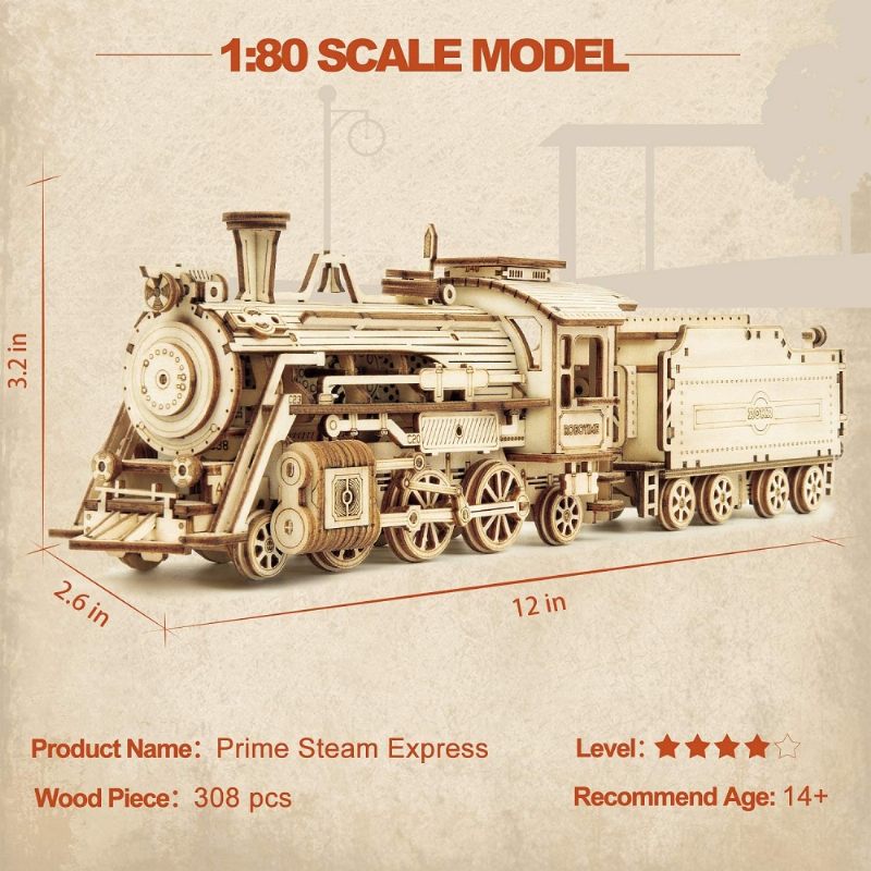 Model Vlaka 3d Drvena Slagalica