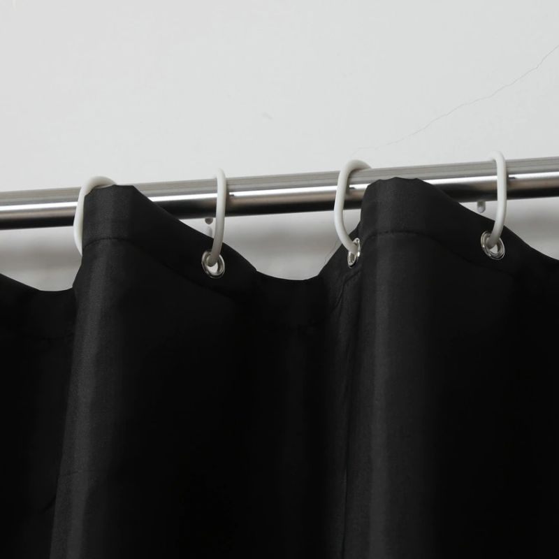 Moderne Crne Zavjese Za Tuširanje Vodootporna Tkanina