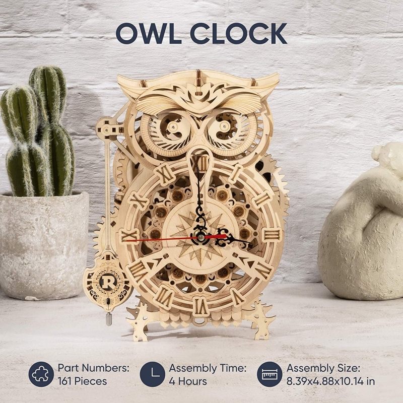 Owl Watch 3d Puzzle Building Bricks