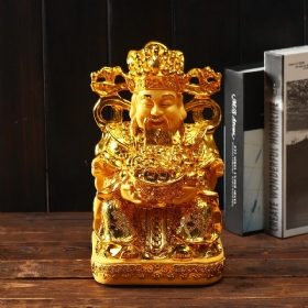 Pozlaćeni Kip Bogatstva Wencaishen Feng Shui Ukrasi Dekoracije Maskota Donesite Više Za Vas