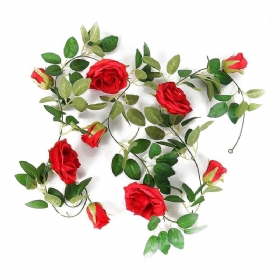 Umjetno Cvijeće Ukrasna Ruža Bršljan Vinova Loza Svadbeni Dekor Pravi Dodir Svileni Cvijet