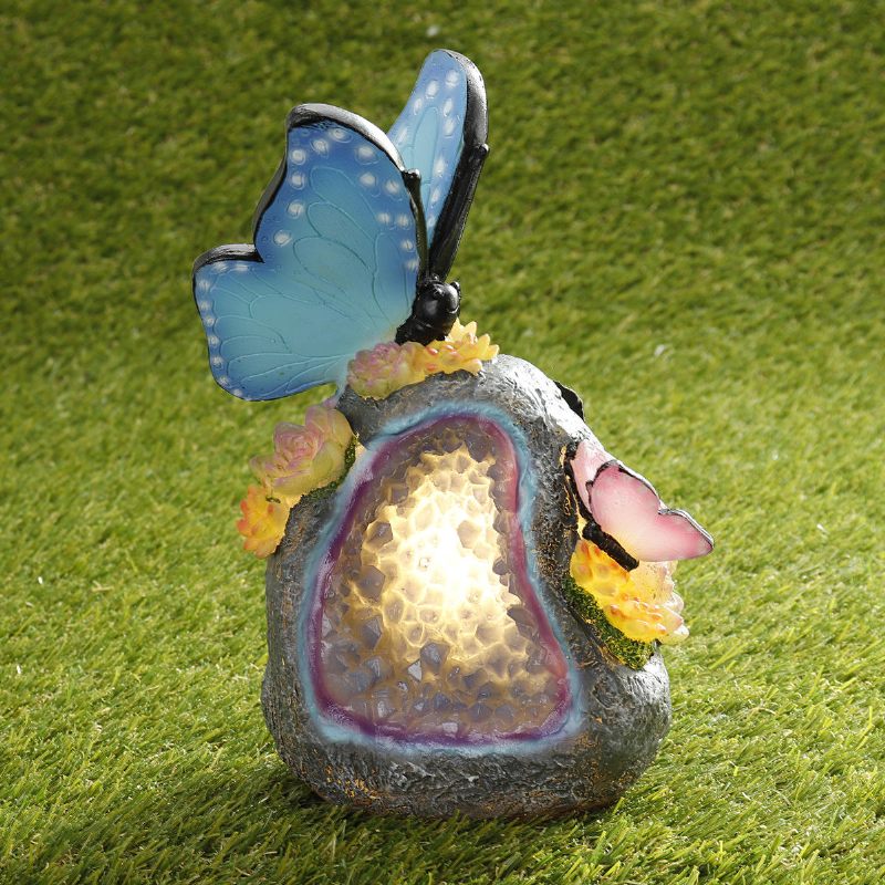 Vanjski Vrt Solarna Životinja Leptir Led Noćno Svjetlo Dvorišna Figurica Svjetiljke Ukrasi Za Stazu