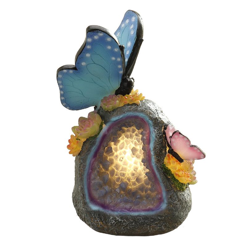 Vanjski Vrt Solarna Životinja Leptir Led Noćno Svjetlo Dvorišna Figurica Svjetiljke Ukrasi Za Stazu