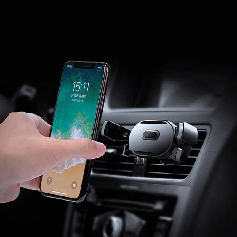 Crab Touch Linkage Auto Lock Air Ventil Držač Za Telefon Rotacija Univerzalni Stalak Za Iphone X