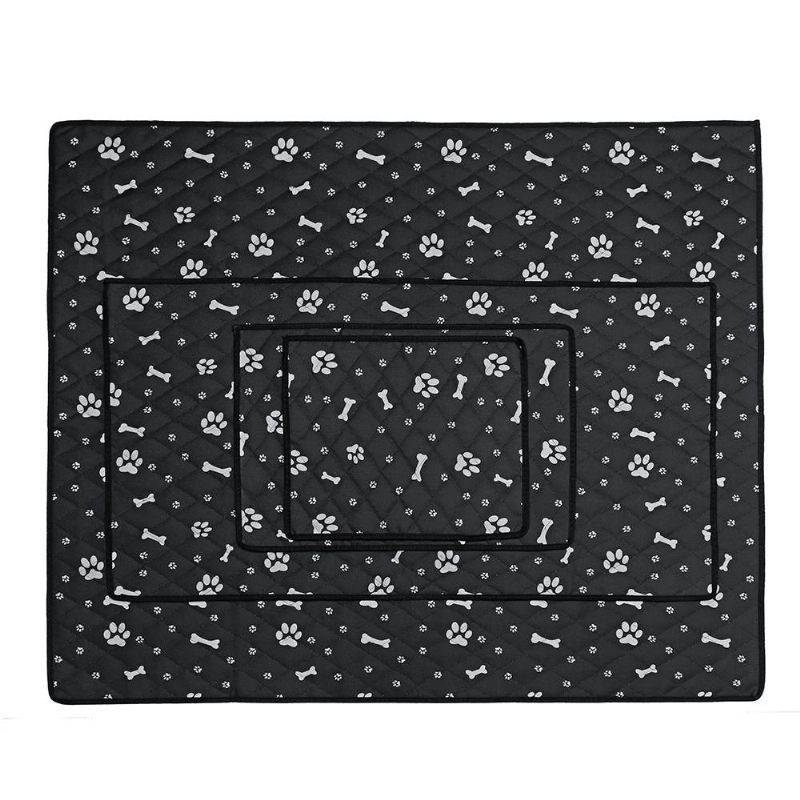 Fiber Pet Dog Cat Soft Summer Cooling Mat Bed Chilly Pad Cushion Black S/m/l/xl