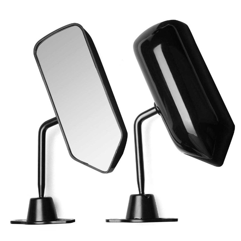 Univerzalno Bočno Retrovizor Za Automobil Wing Mirror Konveksno Staklo Crno (lh+rh) Uk-2