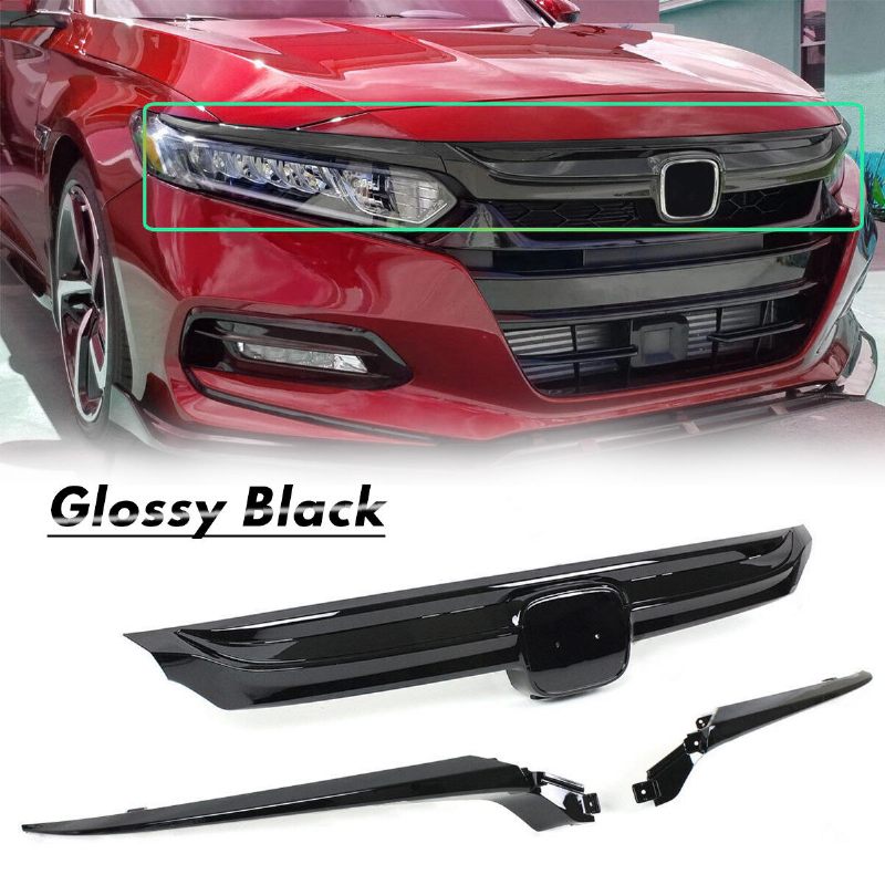 Za 2023-2019 10th Gen Honda Accord Sedan Jdm Sport Style Rešetka Sjajno Crna