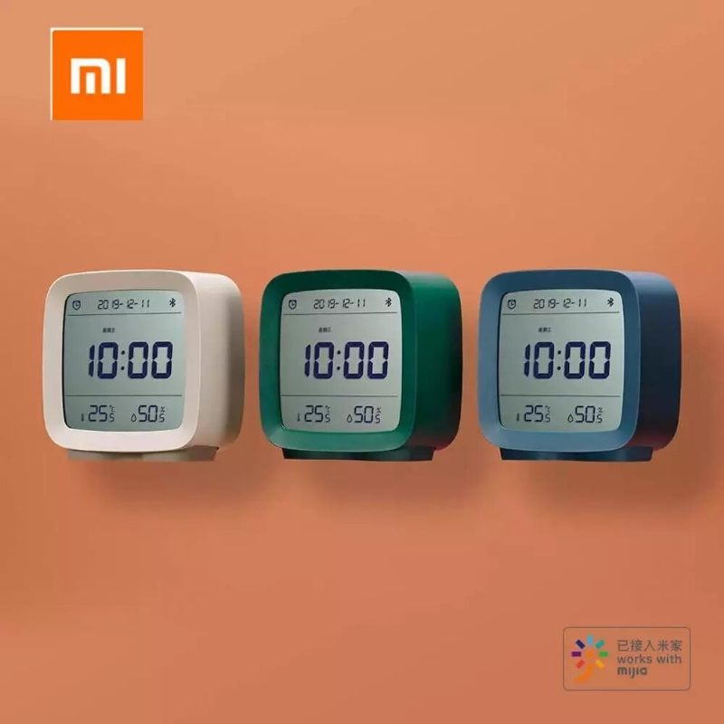 Xiaomi Cleargrass Bluetooth Budilica Pametna Kontrola Temperatura Vlažnost Zaslon Lcd Podesivi Noćni Sat Rad S Mijia App