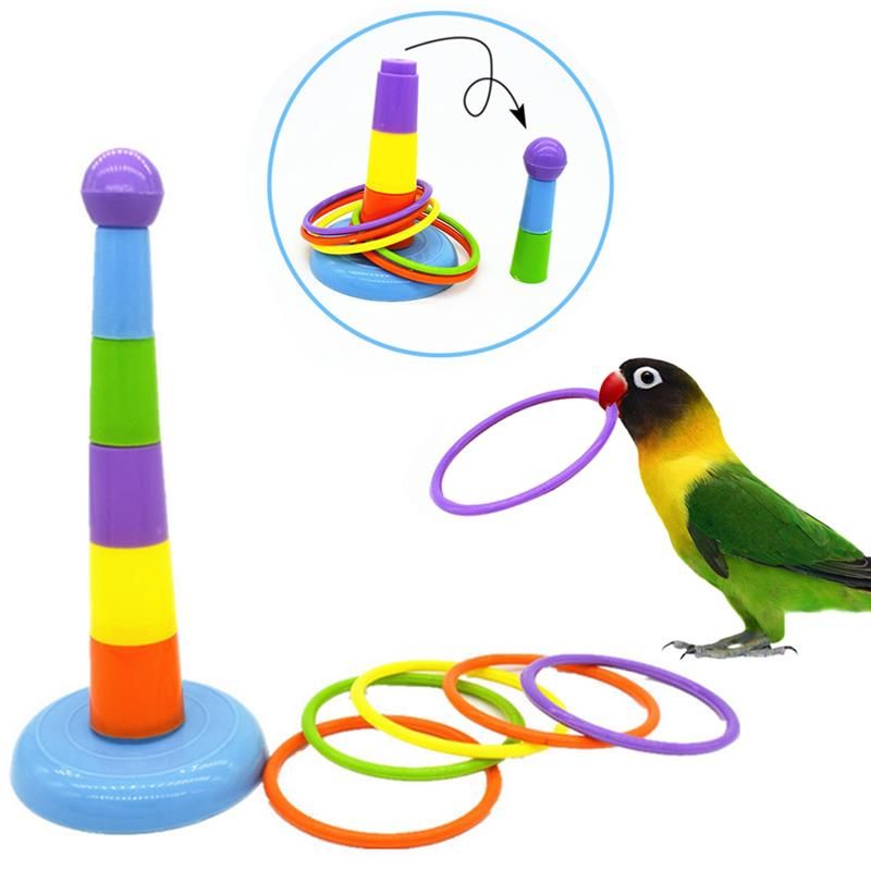 Bird Rings Toy Set Igračaka Za Obuku Inteligencije Podesiv Po Visini