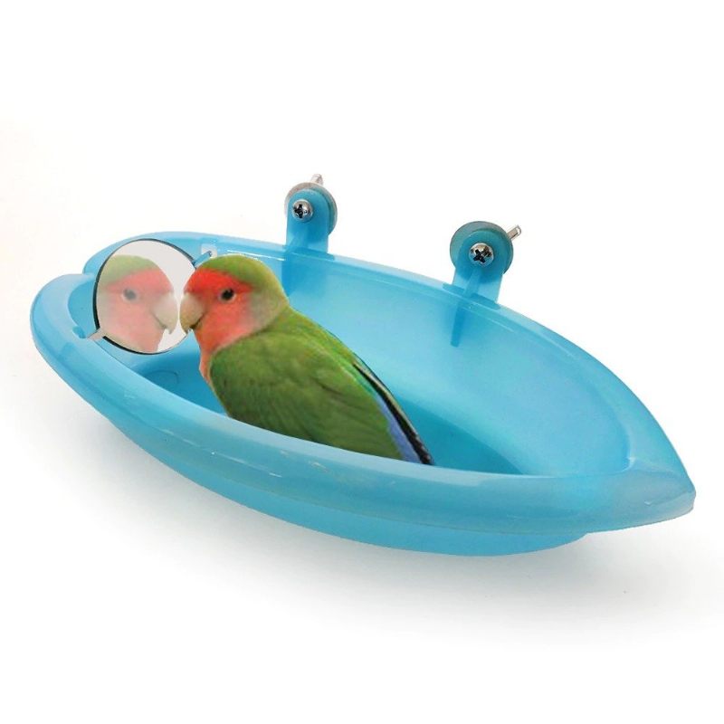 Parrot Bathtub Mirror Cage Dodaci Igračke