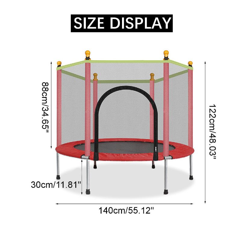 1-3 Djece Trampolin Prostirka Za Skakanje Opružna Navlaka Podstava Kućni Vrt Dječje Igre Maksimalno Opterećenje 100 Kg