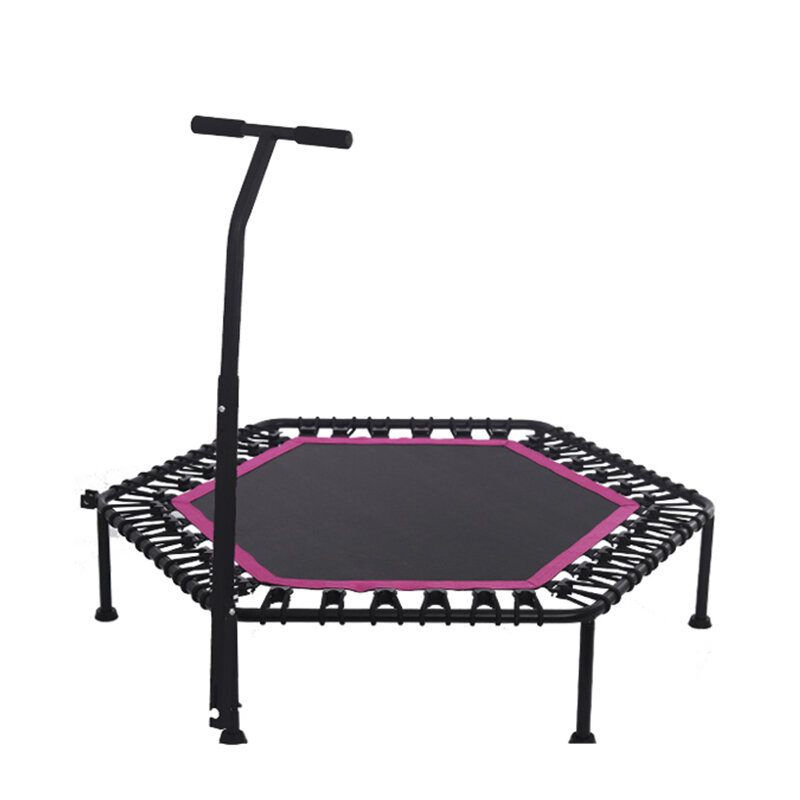 40"/50" Fitness Tihi Mini Trampolin S Podesivom Ručkom Odrasli Djeca Bungee Rebounder Skokovi Za Vježbanje U Teretani