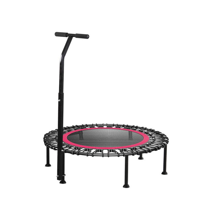 40"/50" Fitness Tihi Mini Trampolin S Podesivom Ručkom Odrasli Djeca Bungee Rebounder Skokovi Za Vježbanje U Teretani