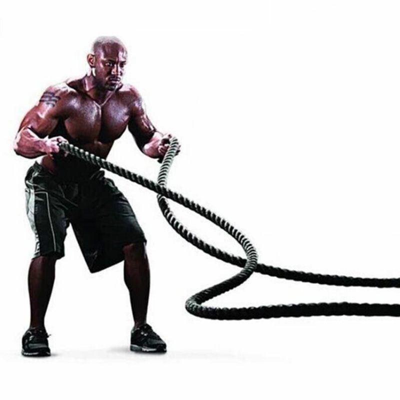 9m Duljine Fitness Battle Rope Teško Uže Za Preskakanje Opterećena Borbena Užad Za Držač Alati Za Vježbanje U Teretani