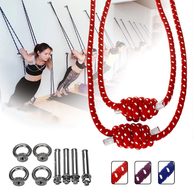 Dt Aerial Anti-gravitation Yoga Resistance Bands Set Fitness Training 3 Colors Optional