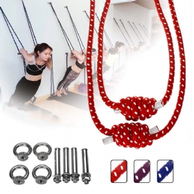 Dt Aerial Anti-gravitation Yoga Resistance Bands Set Fitness Training 3 Colors Optional