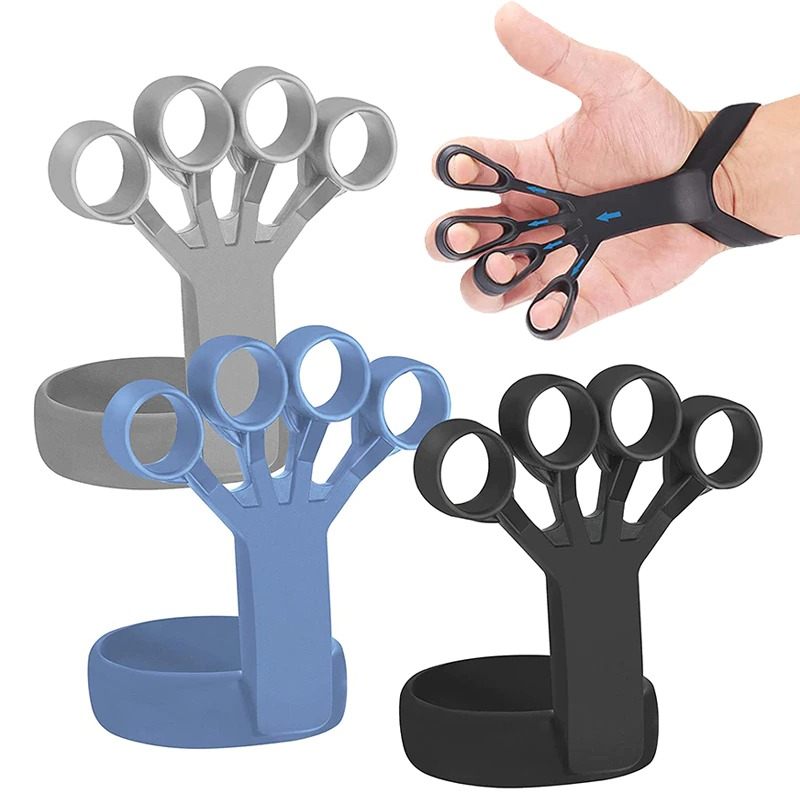 Finger Exerciser Silicone Grip Device Trainer