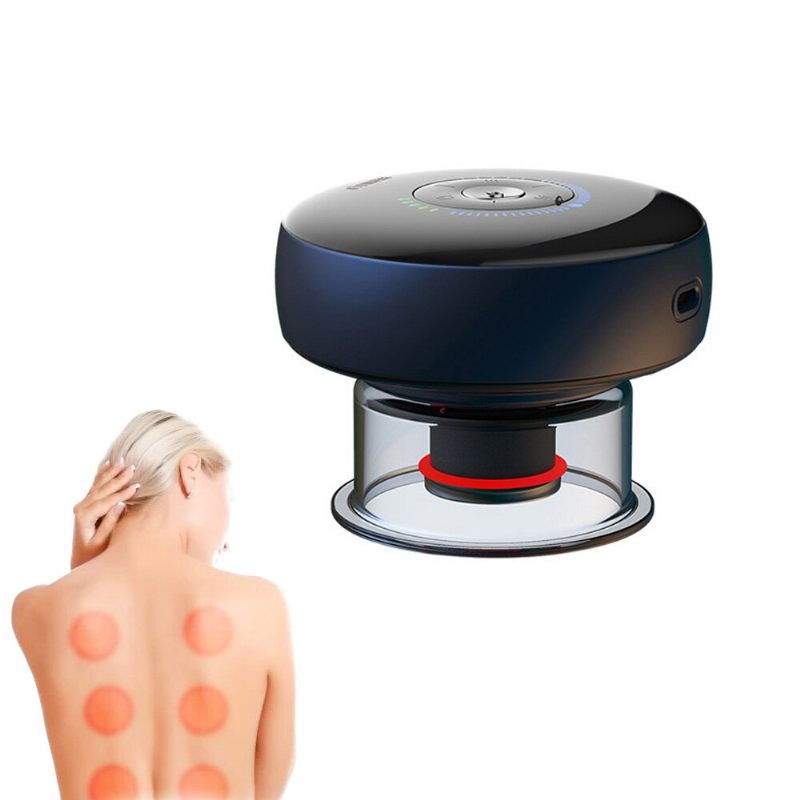 Fitdash Electric Cupping Therapy Massager Anticelulitni Magnet Guasha Usb Punjivi Uređaj Za Tijelo Masažer S Plavim Elektromagnetskim Valovima