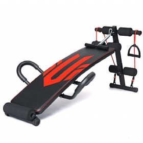 Geemax Sb-02 Podesiva Klupa Za Sjedenje S Konopcem Za Fitness Opruga Booster Nasloni Za Ruke Za Sklekove Za Produženje Leđa Kućni Fitnes Sport Sprava Za Trbušni Trening