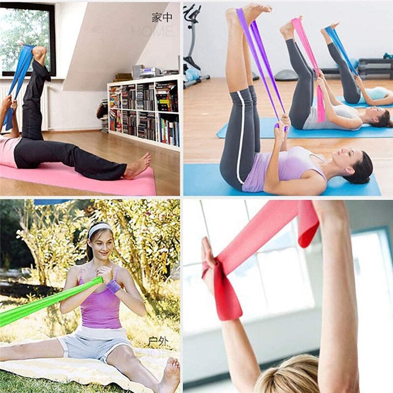 Joga Otporne Trake Od 1.5 M Fitness Pilates Flexbands Pojas Za Rastezanje Vježbanje U Teretani