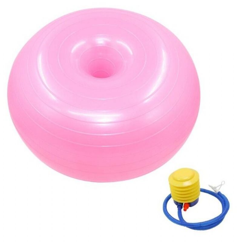 Loptice Za Jogu Od 50 cm Donut Vježbe Protiv Pucanja Bola Fitness Lopte Klizanja Lopta Za Teretanu Pilates Masaža S Pumpom