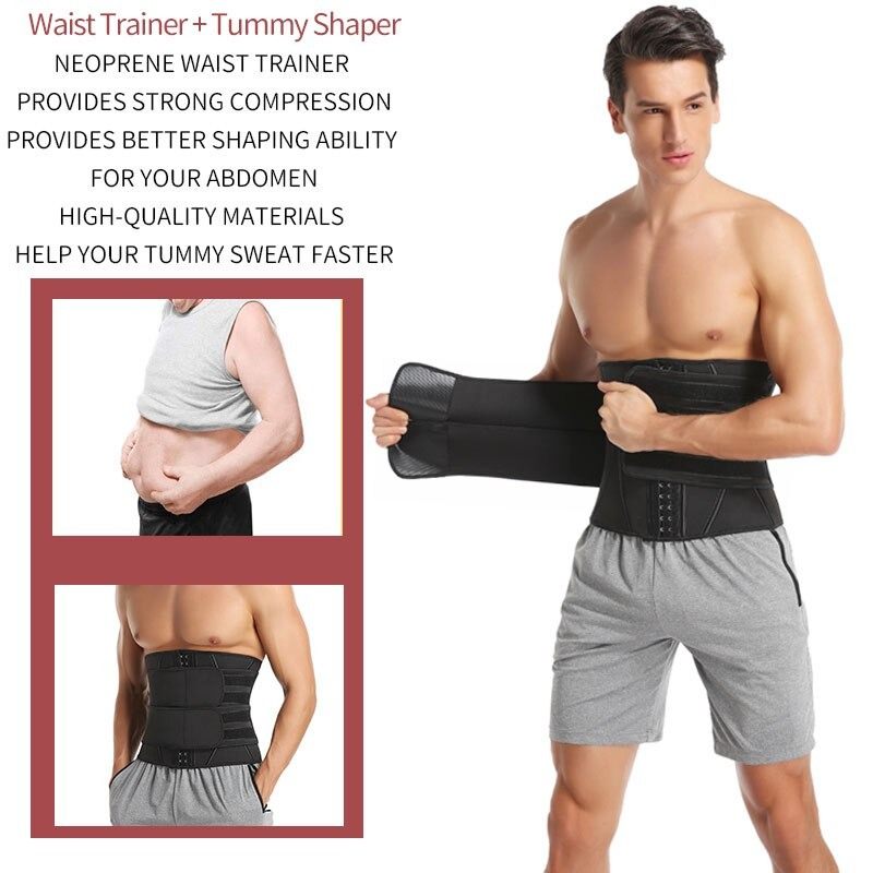 Muškarci Waist Trainer Fitness Slimming Belt Sauna Body Shaper Steznik Za Trbuh