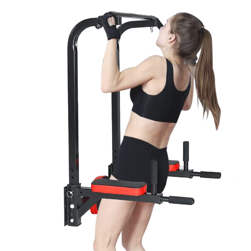 Pull Up Šipka Zidni Nosač Chin Up Dip Station Power Tower Teretana Kućni Fitness Sportovi