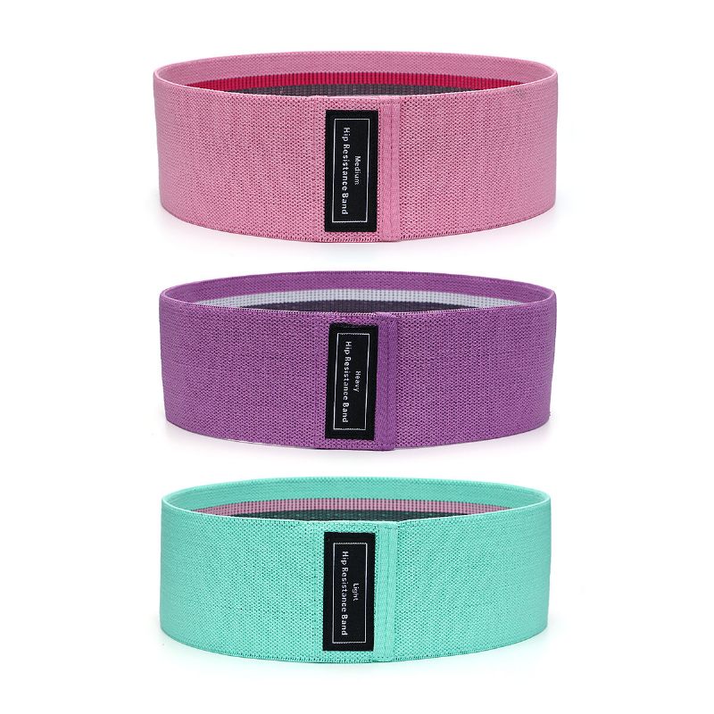 Sgodde 3pcs Resistance Loop Vježbe Otporne Trake Elastična Vučna Uže Latex Fitness Yoga Band