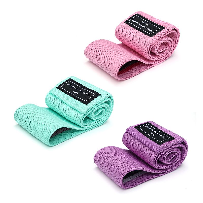 Sgodde 3pcs Resistance Loop Vježbe Otporne Trake Elastična Vučna Uže Latex Fitness Yoga Band