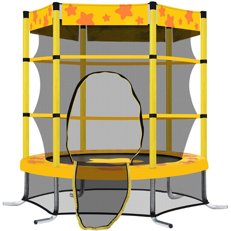 Us Direct 55" Trampolini Sigurnosna Prostirka Za Skakanje S Kućištem Vodootporna Djeca Odrasli Darovi Sport Fitness Maksimalno Opterećenje 100 Lb