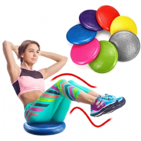 Yoga Balance Board Fitness Body Stability Disc S Ručnom Pumpom