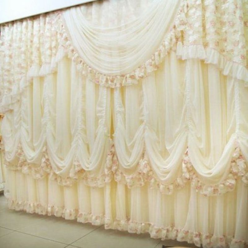Kućni Tekstil Zavjese Po Narudžbi Europske Luksuzne Za Vjenčanje Kraljevski Vjenčani Ukrasi 2 Panela