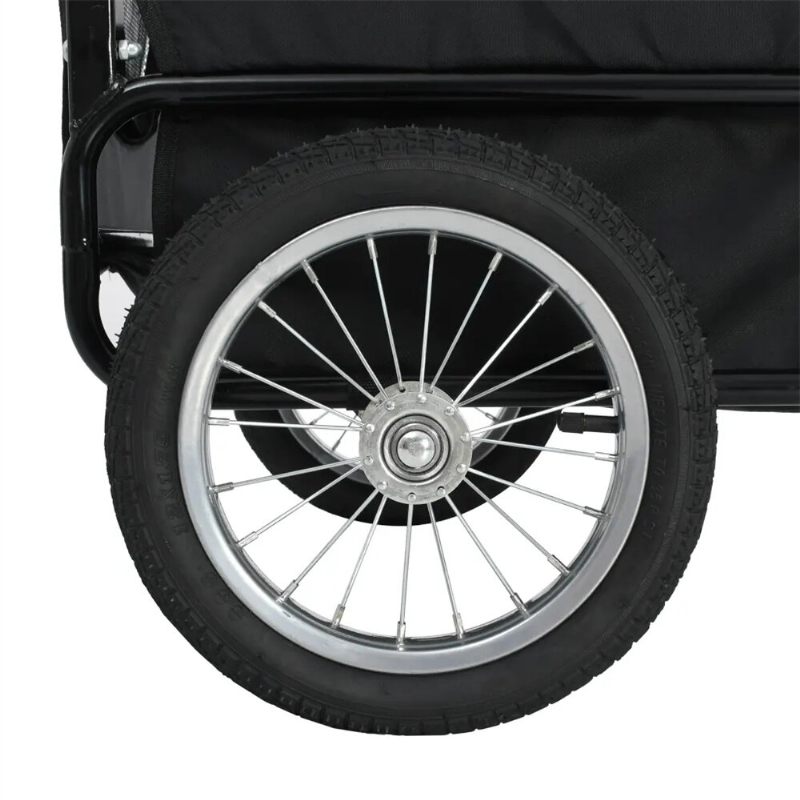 Eu Pet Bike Trailer 91763 Nosiljka Za Pse I Kućne Ljubimce S Izdržljivim Okvirom Prozračna Zaštitna Mreža Kolica Za S Dizajnom Kotača Za 360°