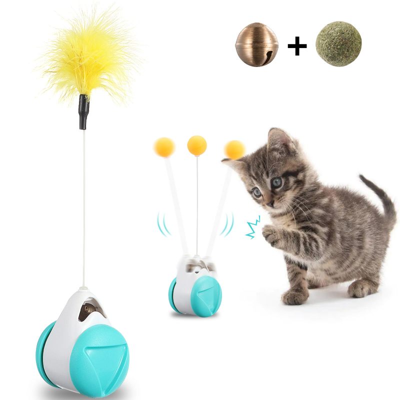 Igračka Za Mačke 360° Tumbler Samookretna S Lopticom Od Mačje Metvice Zanimljiva Interaktivna Za Štene I Psa