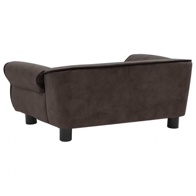 Sofa Za Pse Smeđa 28.3"x17.7"x11.8" Pliš