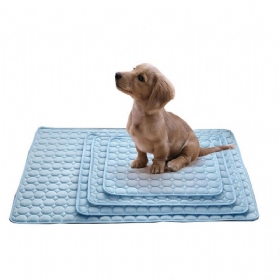Summer Ice Pad Pet Dog Kitty Cooling Pet Bed Ice Pad Cushion Pet Soft Safety Pad Cat Dog Mat Podloga