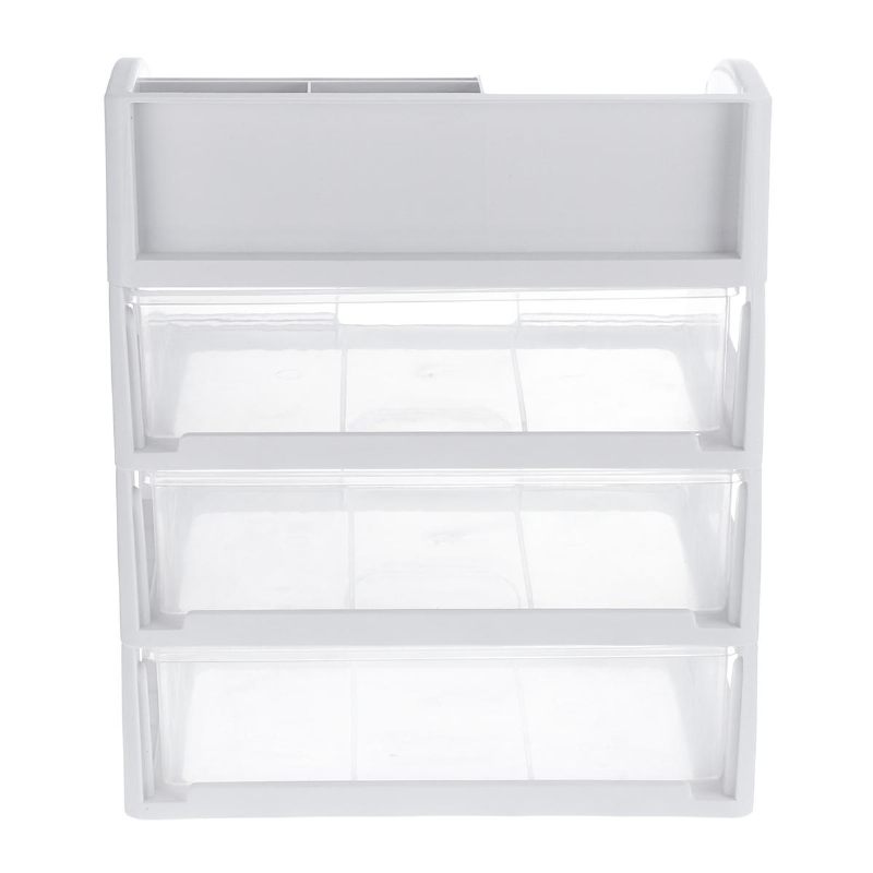 1/2/3 Sloja Clear Desktop Comestics Makeup Storage Ladica Organizator Box Container