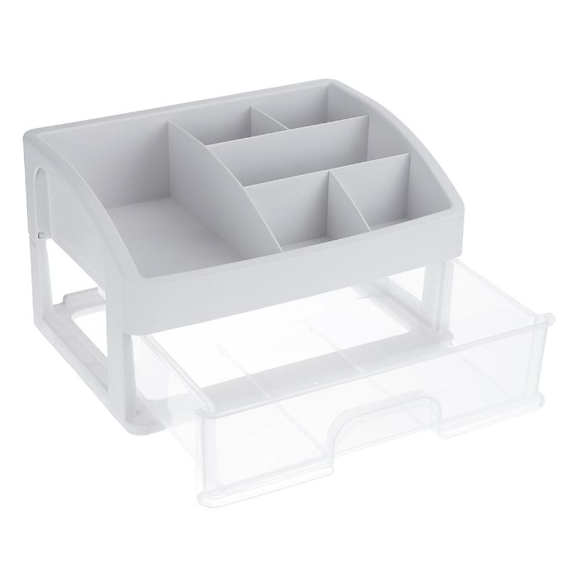 1/2/3 Sloja Clear Desktop Comestics Makeup Storage Ladica Organizator Box Container