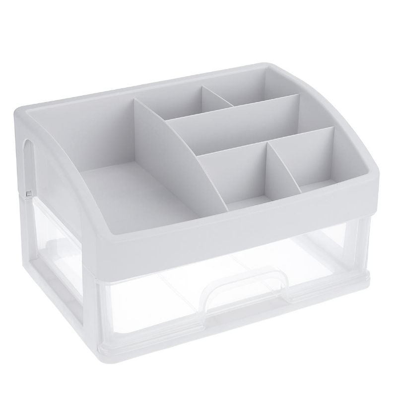 1/2/3 Sloja Clear Desktop Comestics Makeup Storage Ladica Organizator Box Container