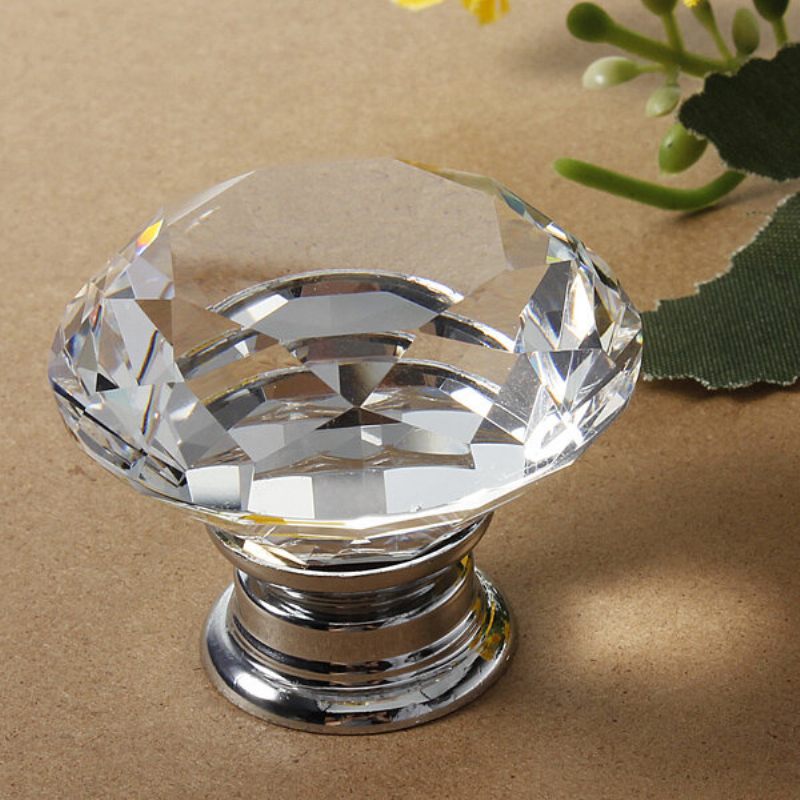40 mm Diamond Crystal Ručka Za Vrata Ladica Ormarića Vijak Ručke
