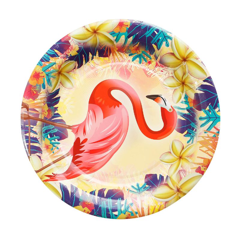 84pcs Flamingo Kids Birthday Party Set Posuđa Dekorativni Tanjuri Maska Papirna Kutija Igračke Za Ukrašavanje Šalica