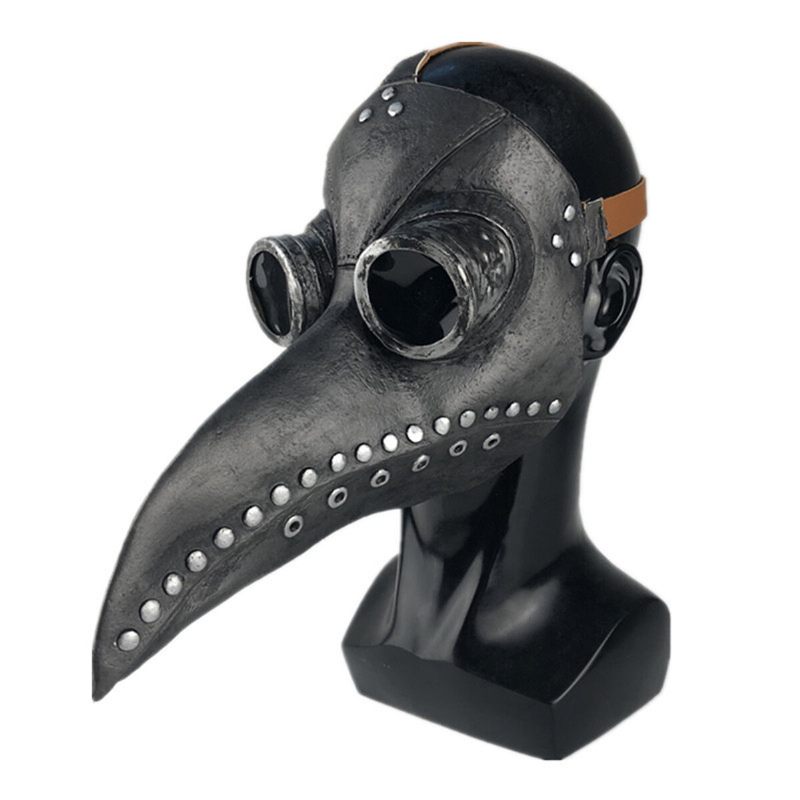 Halloween Cosplay Steampunk Plague Doctor Maska Ptičji Kljun Rekviziti Retr Gotičke Maske