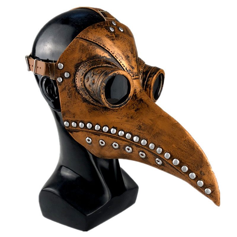 Halloween Cosplay Steampunk Plague Doctor Maska Ptičji Kljun Rekviziti Retr Gotičke Maske