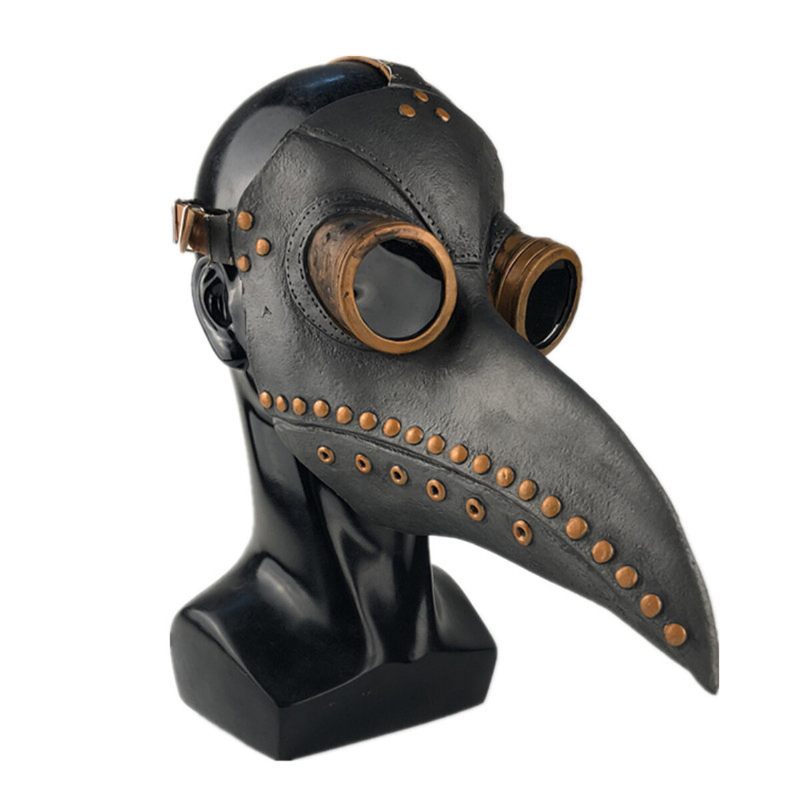 Halloween Cosplay Steampunk Plague Doctor Maska Ptičji Kljun Rekviziti Retr Gotičke Maske