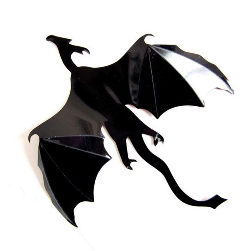 Halloween Spooky 3d Pterosaur Zid Staklo Prozor Zidna Naljepnica Dekoracija Za Zabavu 7 Kom