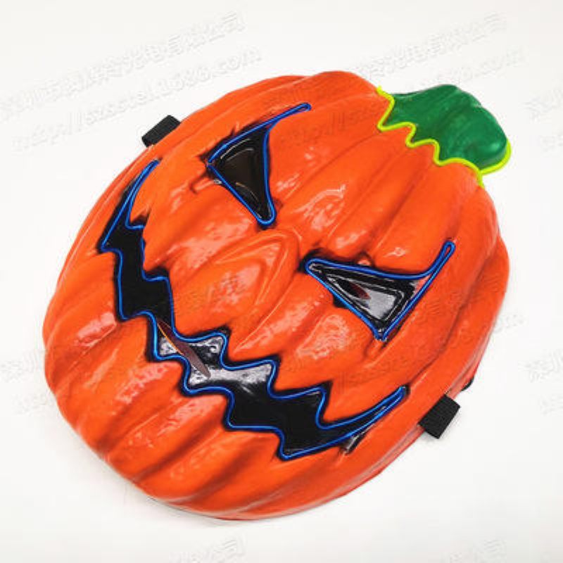 Maska Za Noć Vještica Cosplay Maske Led Svjetleće Punpkin Za Zabavu Za Noć