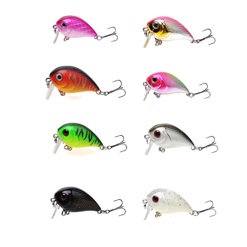 1 Kom 5 cm 8 G Wobbler Fat Crankbait Mamac Za Pecanje Umjetni Bas Tvrdi Pribor Za